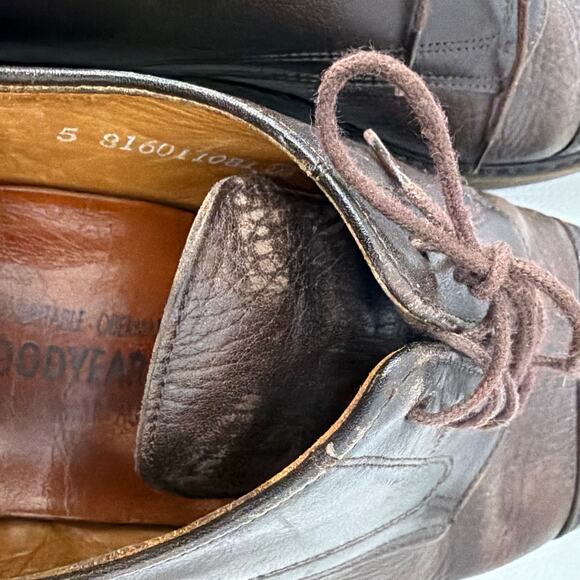 Mephisto Shoes Mens Size 8 Melchior Brown Leather Cap Toe Oxford Goodyear Welt main image 4